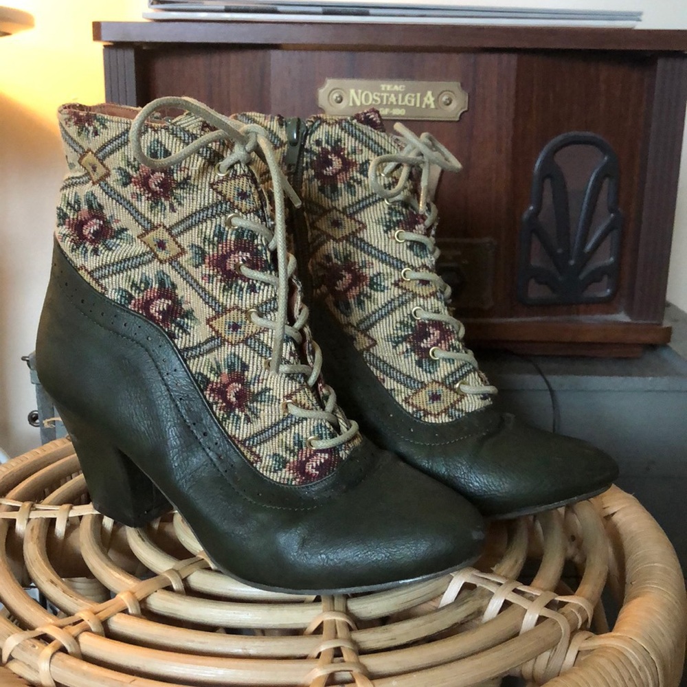 Vintage inspired booties